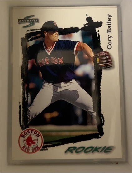 1995 Score #596 Cory Bailey — front