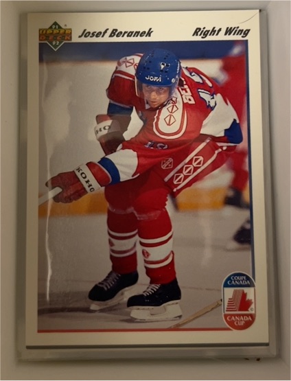 1991-92 Upper Deck #17 Josef Beranek — front