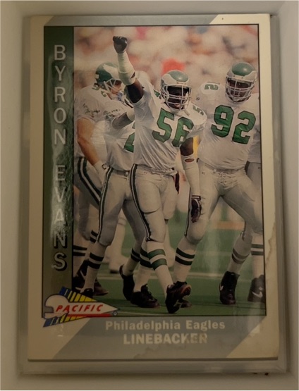 1991 Pacific #386 Byron Evans — front