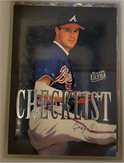 1996 Fleer Ultra #8 Greg Maddux — front