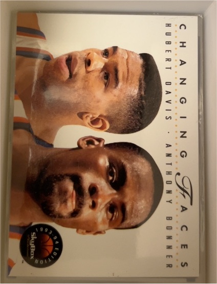1993-94 SkyBox Premium #309 Hubert Davis / Anthony Bonner — front