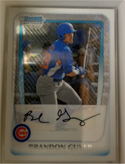 2011 Bowman Chrome #BCP168 Brandon Guyer — front