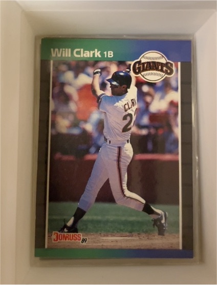 1989 Donruss #249 Will Clark — front