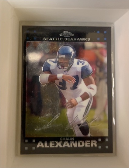 2007 Topps Chrome #TC37 Shaun Alexander — front