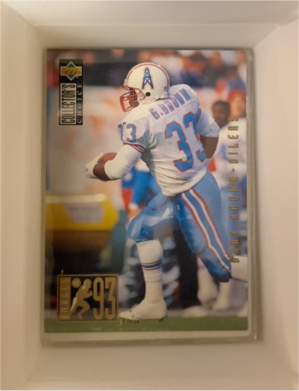 1994 Upper Deck Collector's Choice #41 Gary Brown — front