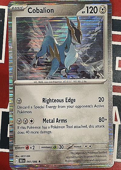 2023 Pokémon SV: Black Bolt #066 Cobalion — front