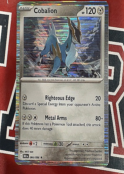 2025 Pokémon SV: Black Bolt #066 Cobalion — front