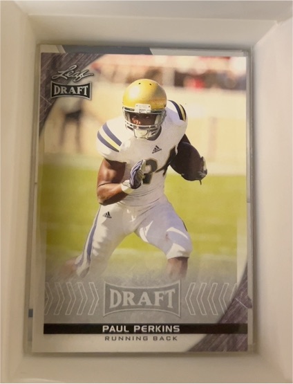 2016 Leaf Draft #71 Paul Perkins — front