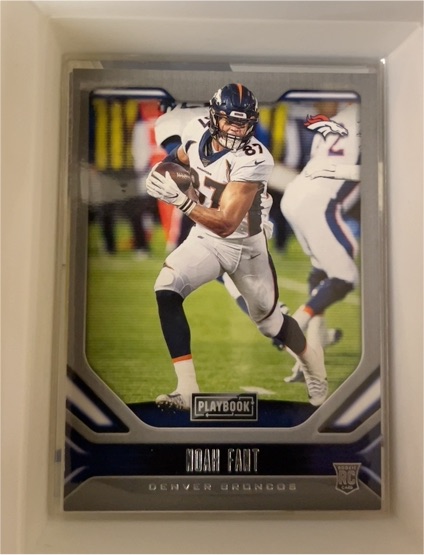 2019 Panini Playbook #120 Noah Fant — front