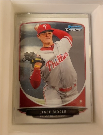 2013 Bowman Chrome #P Jesse Biddle — front