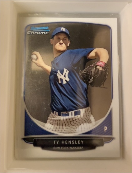 2013 Bowman Chrome Draft Top Prospects #TP-23 Ty Hensley — front