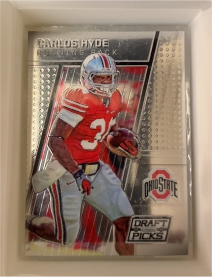 2016 Panini Prizm Collegiate Draft Picks #19 Carlos Hyde — front