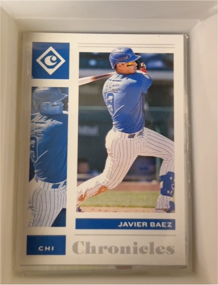 2021 Panini Chronicles #33 Javier Baez — front