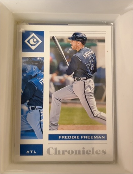 2021 Panini Chronicles #18 Freddie Freeman — front