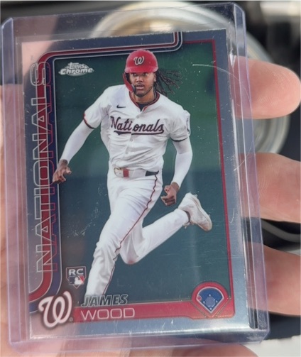 2025 Topps Chrome #132 James Wood — front