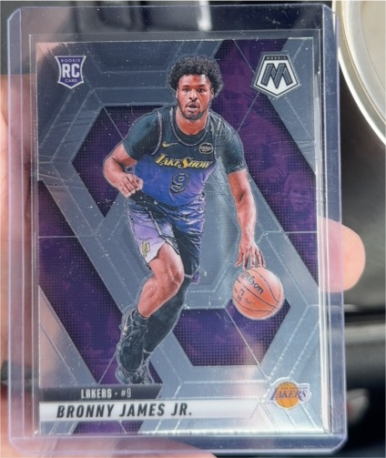 2024-25 Panini Mosaic #214 Bronny James Jr. — front