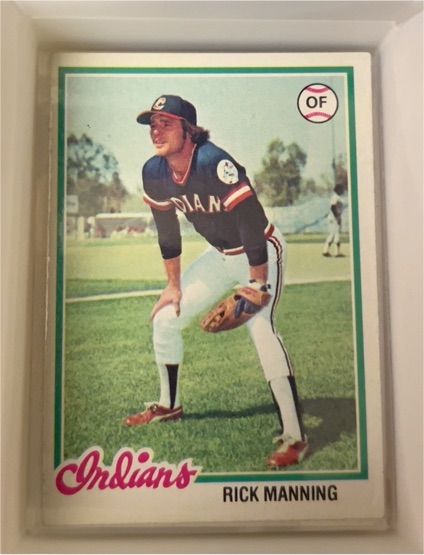 1978 Topps #11 Rick Manning — front