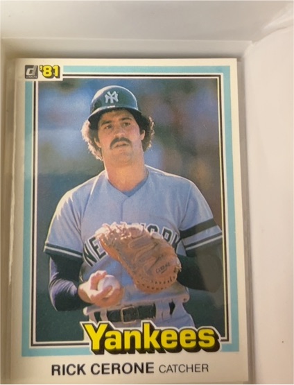 1981 Donruss #346 Rick Cerone — front