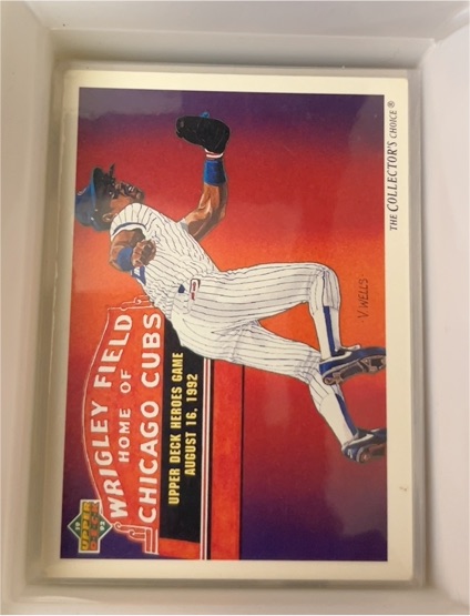 1992 Upper Deck #35 V. Wells — front