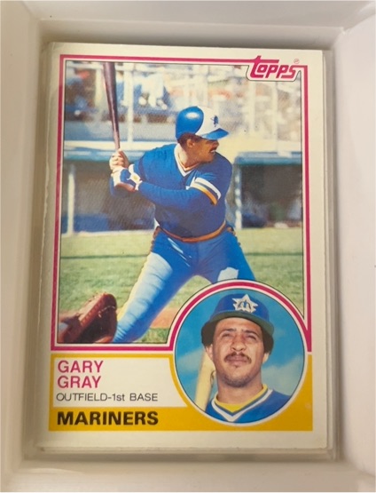 1983 Topps #313 Gary Gray Seattle Mariners — front