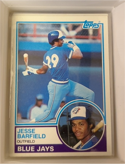 1983 Topps #257 Jesse Barfield — front