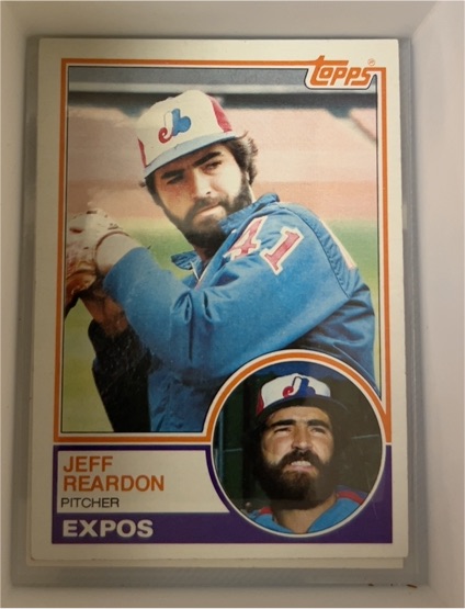 1983 Topps #290 Jeff Reardon — front