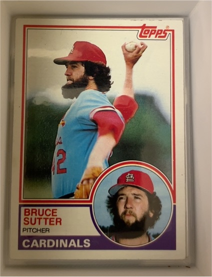 1983 Topps #150 Bruce Sutter — front
