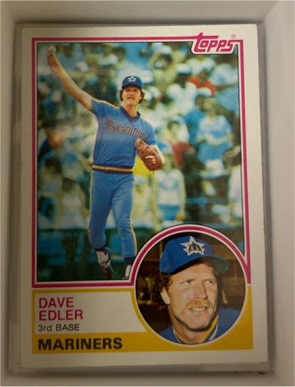 1983 Topps #622 Dave Edler — front