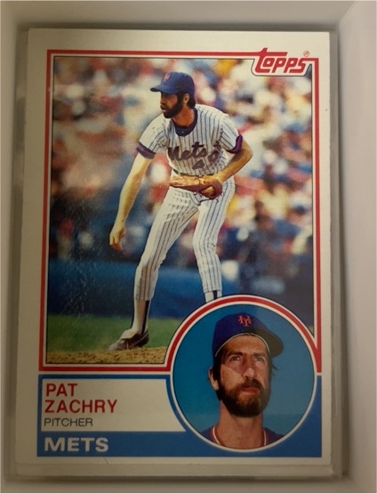 1983 Topps #522 Pat Zachry — front