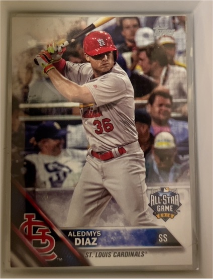 2016 Topps Update #US33 Aledmys Diaz — front