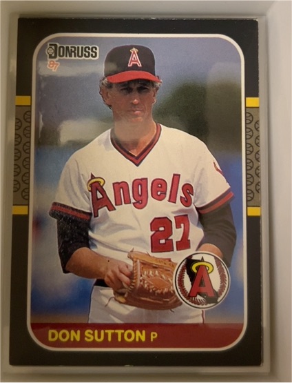 1987 Donruss #181 Don Sutton — front