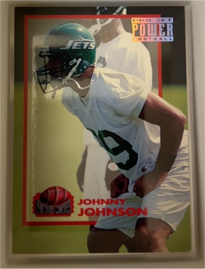 1993 Pro Set Power #PM21 Johnny Johnson — front