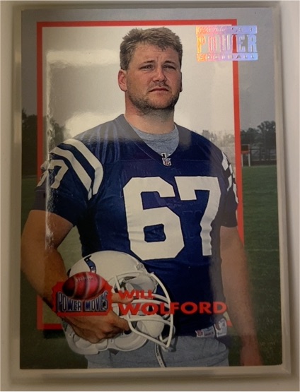 1993 Pro Set Power Moves #PM18 Will Wolford — front