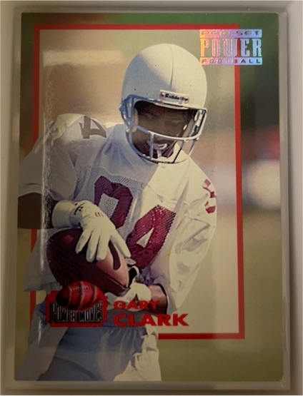 1993 Pro Set Power #PM24 Gary Clark — front