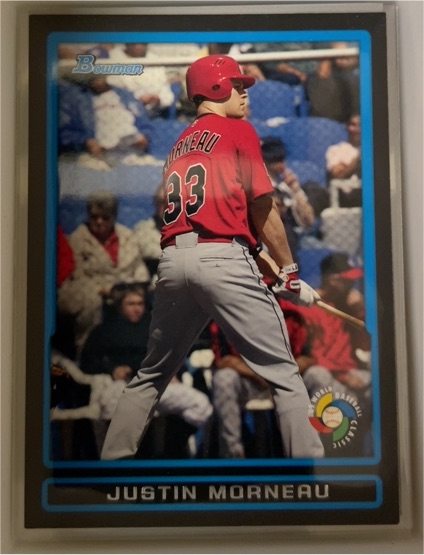 2009 Bowman Draft Picks & Prospects #BDPW25 Justin Morneau — front