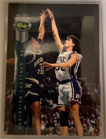 1992 Classic Four Sport #38 Christian Laettner — front