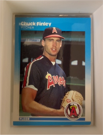 1987 Fleer #79 Chuck Finley — front