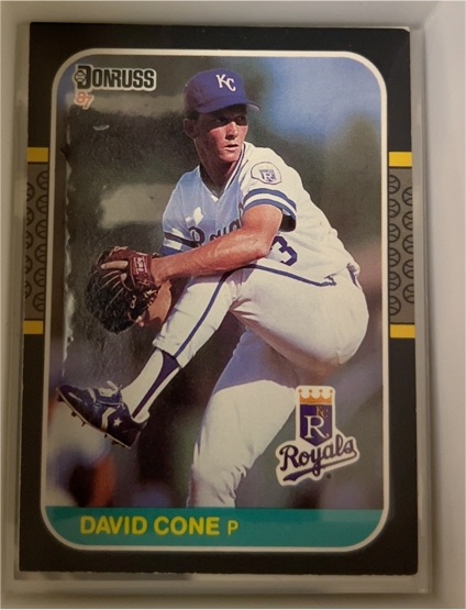 1987 Donruss #502 David Cone — front