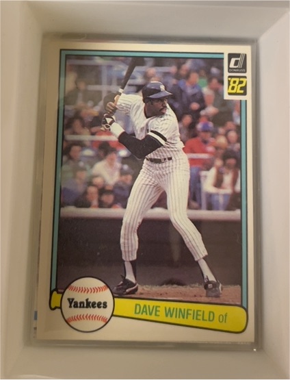 1982 Donruss #31 Dave Winfield New York Yankees — front
