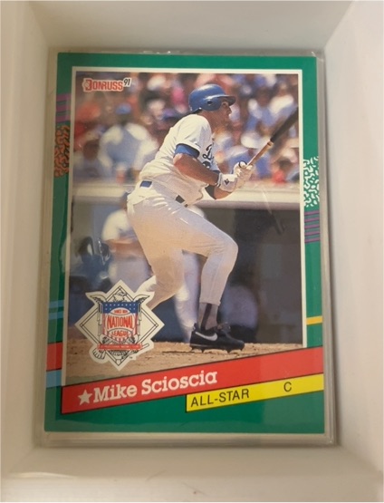 1991 Donruss #436 Mike Scioscia — front