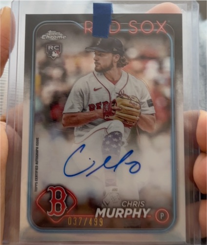 2024 Topps Chrome #RA-CMU Chris Murphy Rookie Autograph — front