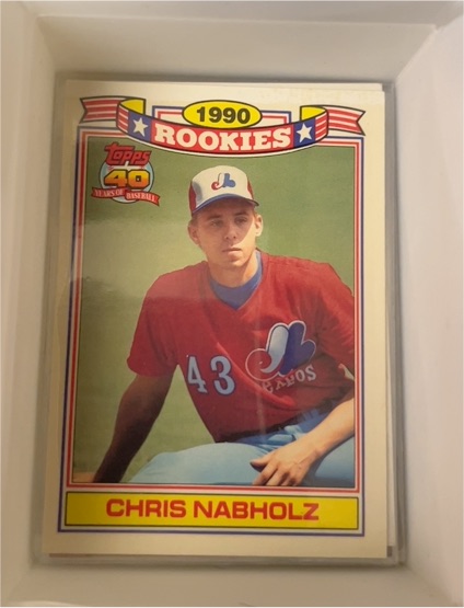 1990 Topps 40 Years of Baseball Rookies Chris Nabholz — front