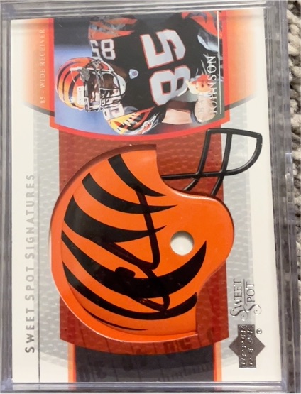 2004 Upper Deck Sweet Spot Signatures Chad Johnson — front