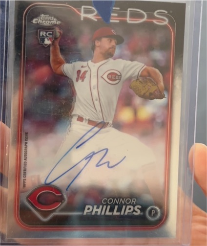 2024 Topps Chrome #RA-CP Connor Phillips Rookie Autograph — front