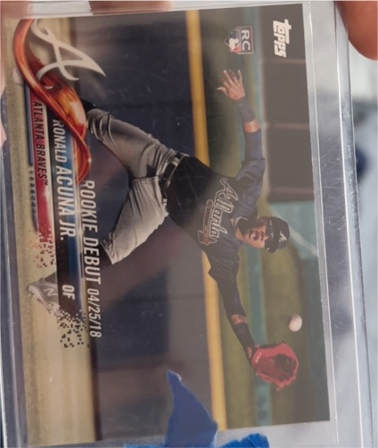 2018 Topps Update #US252 Ronald Acuna Jr. — front