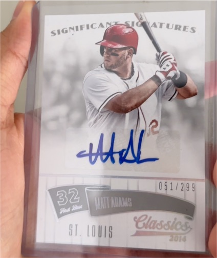 2014 Panini Classics #32 Matt Adams — front