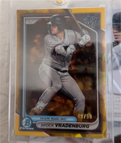 2024 Bowman Chrome Prospects #BCP-62 Brock Vradenburg — front