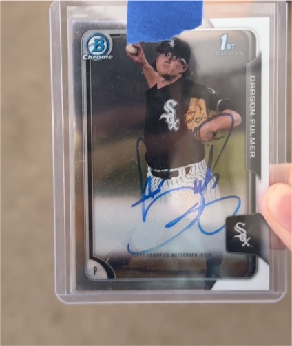 2015 Bowman Chrome Draft Pick Autographs #BCA-CF Carson Fulmer — front