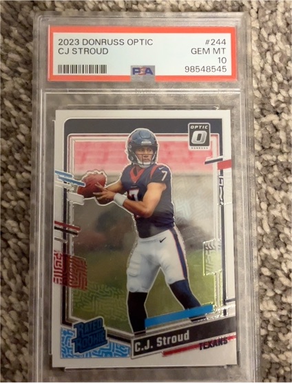 2023 Donruss Optic #244 CJ Stroud — front
