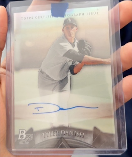 2015 Bowman Tyler Danish Autograph — front